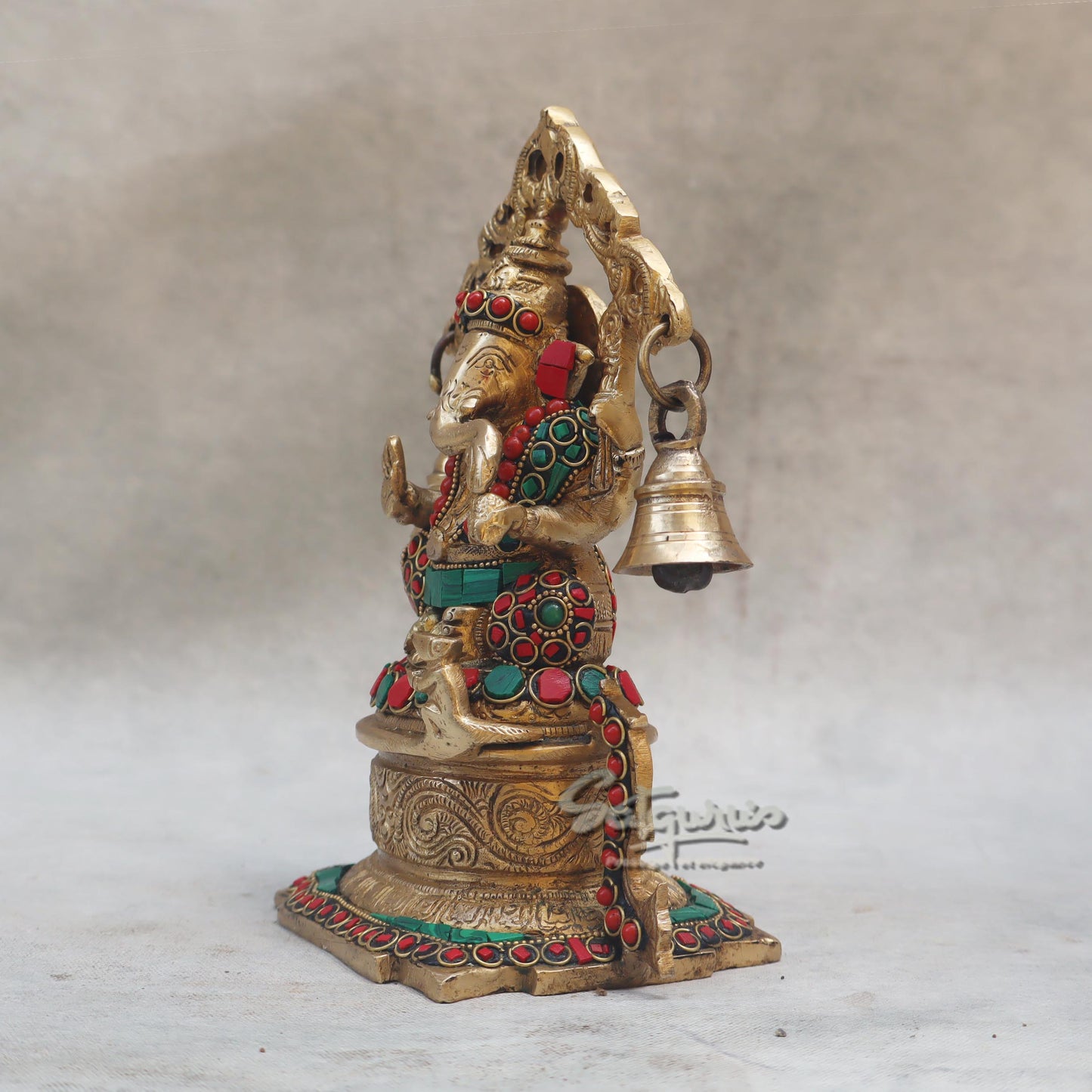Ganesha Idol With Bells by Satgurus