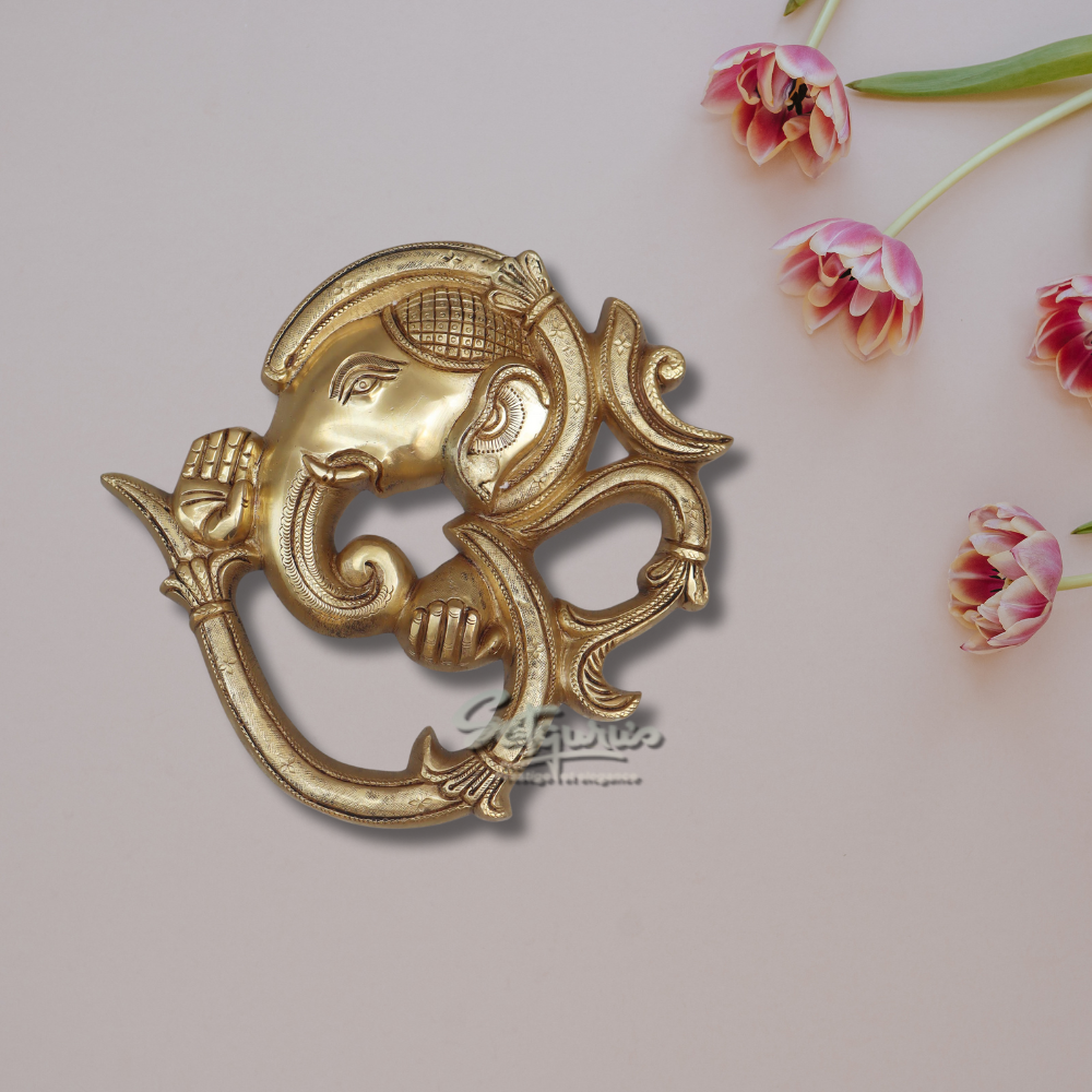 Ganesha Om Plate by Satgurus