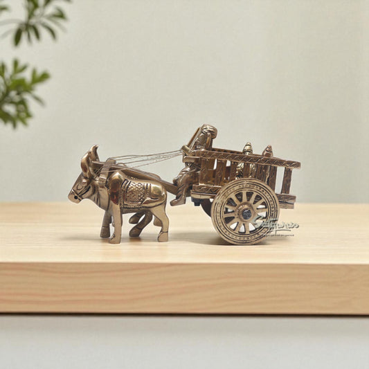 Ganesha Riddhi & Siddhi On Bull Cart by Satgurus