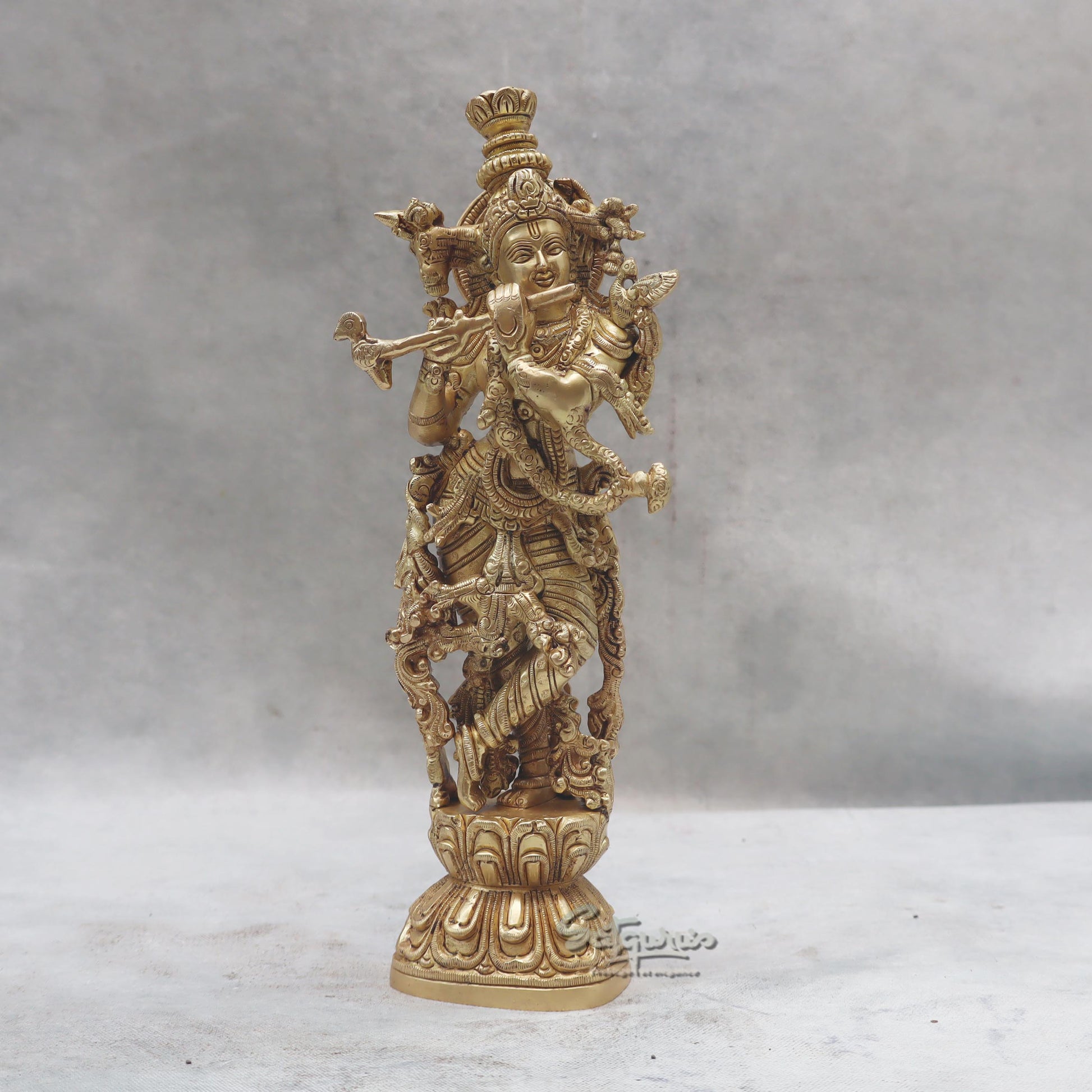 Standing Krishna On Base by Satgurus