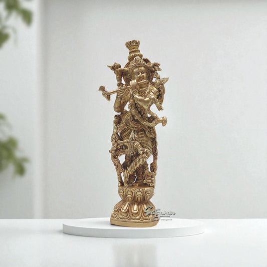 Standing Krishna On Base by Satgurus