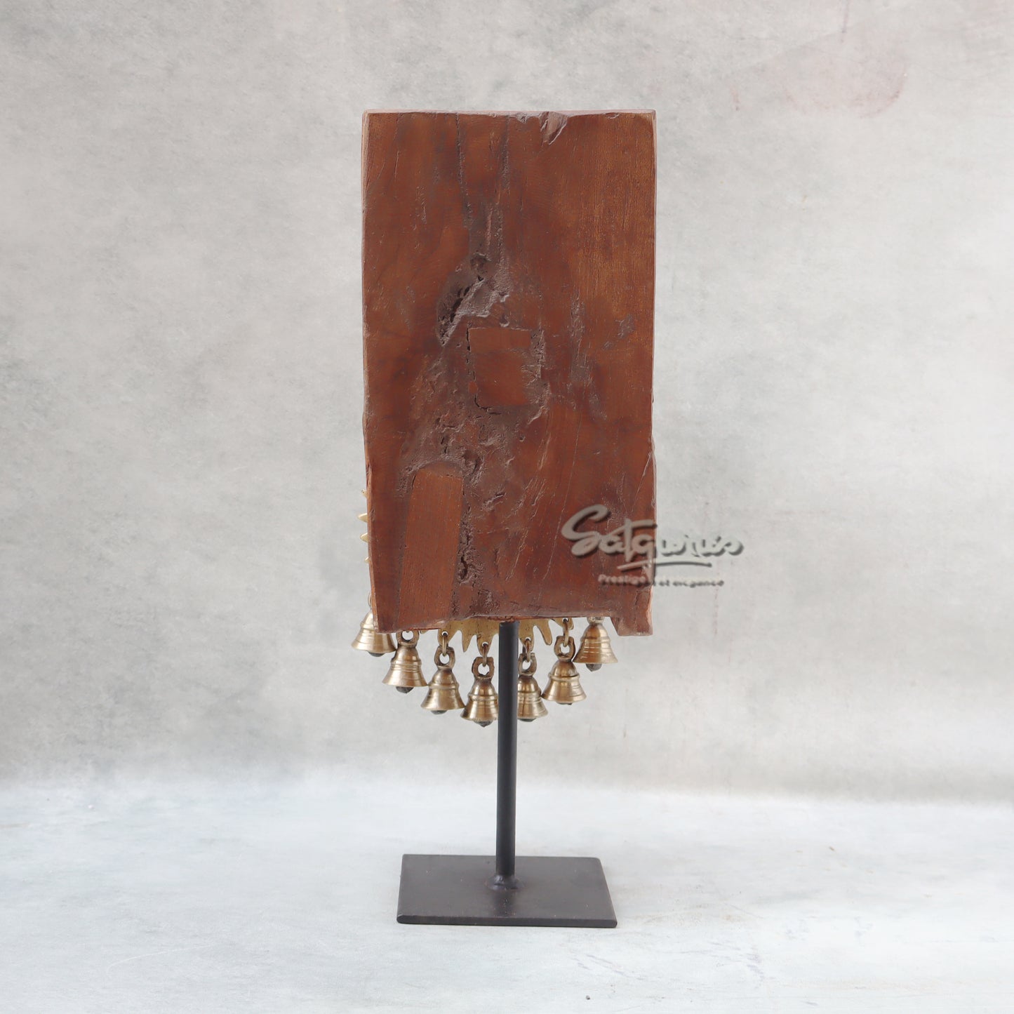 Sun Mask With Stand / Brown by Satgurus