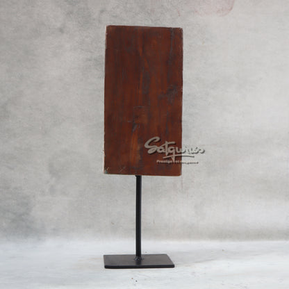 Cow Plate On Stand / Left by Satgurus