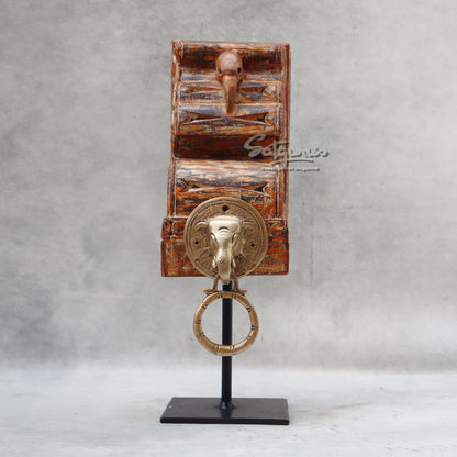 Door Knocker Elephant On Stand by Satgurus
