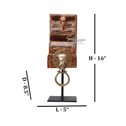 Door Knocker Elephant On Stand by Satgurus