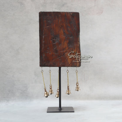 Hanging Bells On Stand / Green by Satgurus
