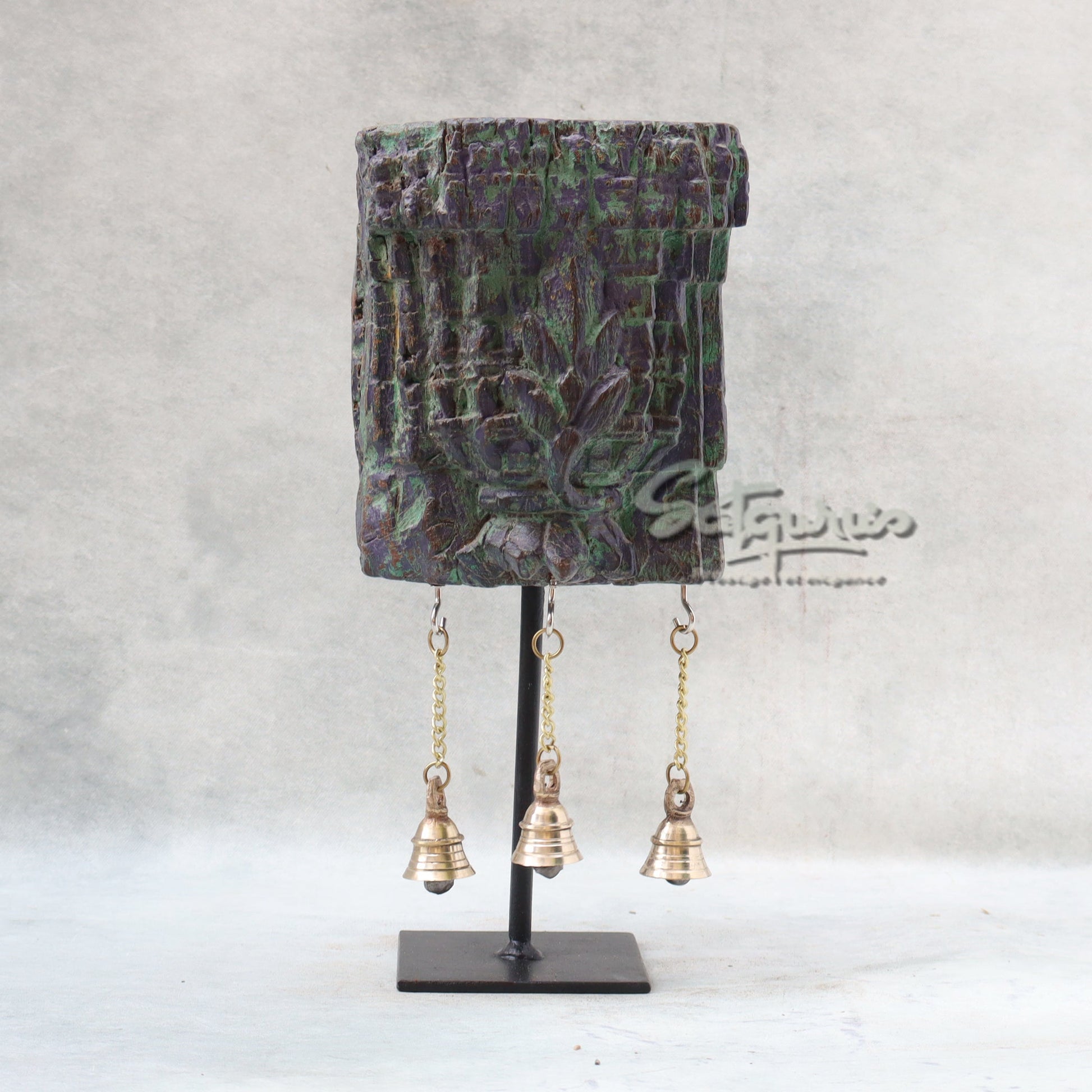 3 Hanging Bells On Stand by Satgurus