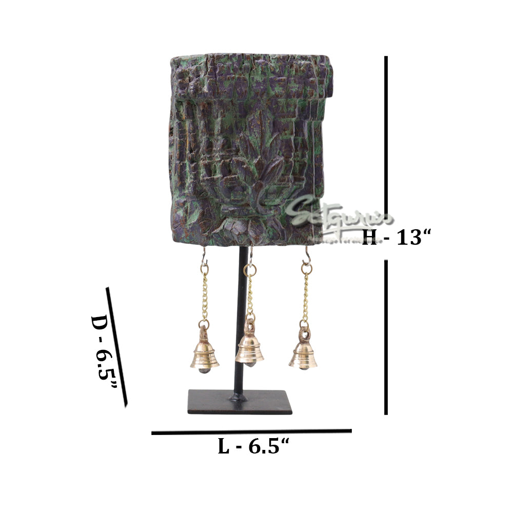 3 Hanging Bells On Stand by Satgurus