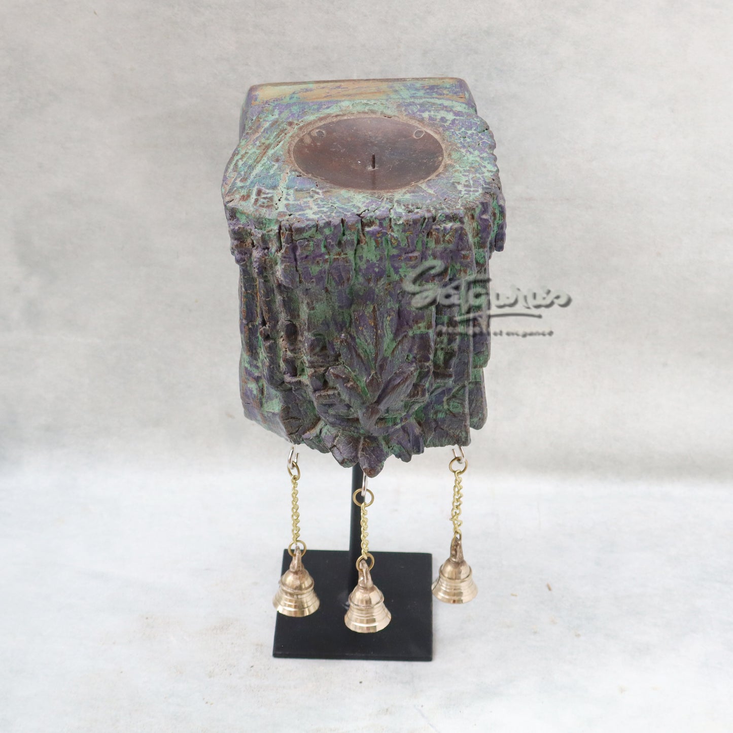 3 Hanging Bells On Stand by Satgurus