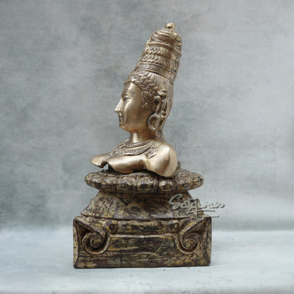 Parvati Bust On Stand by Satgurus