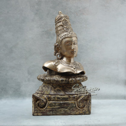 Parvati Bust On Stand by Satgurus