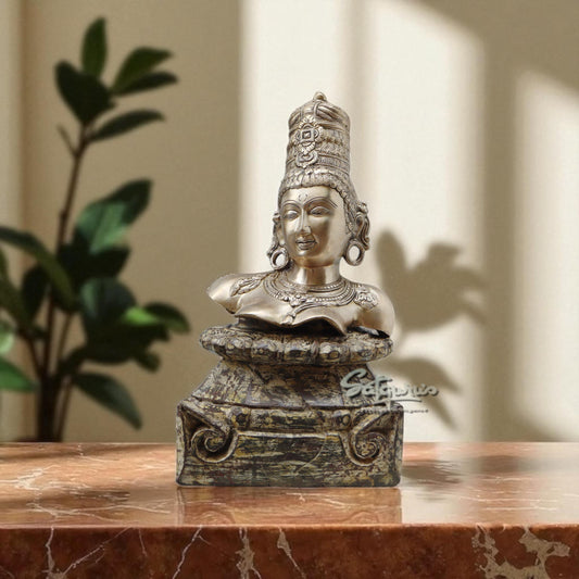 Parvati Bust On Stand by Satgurus