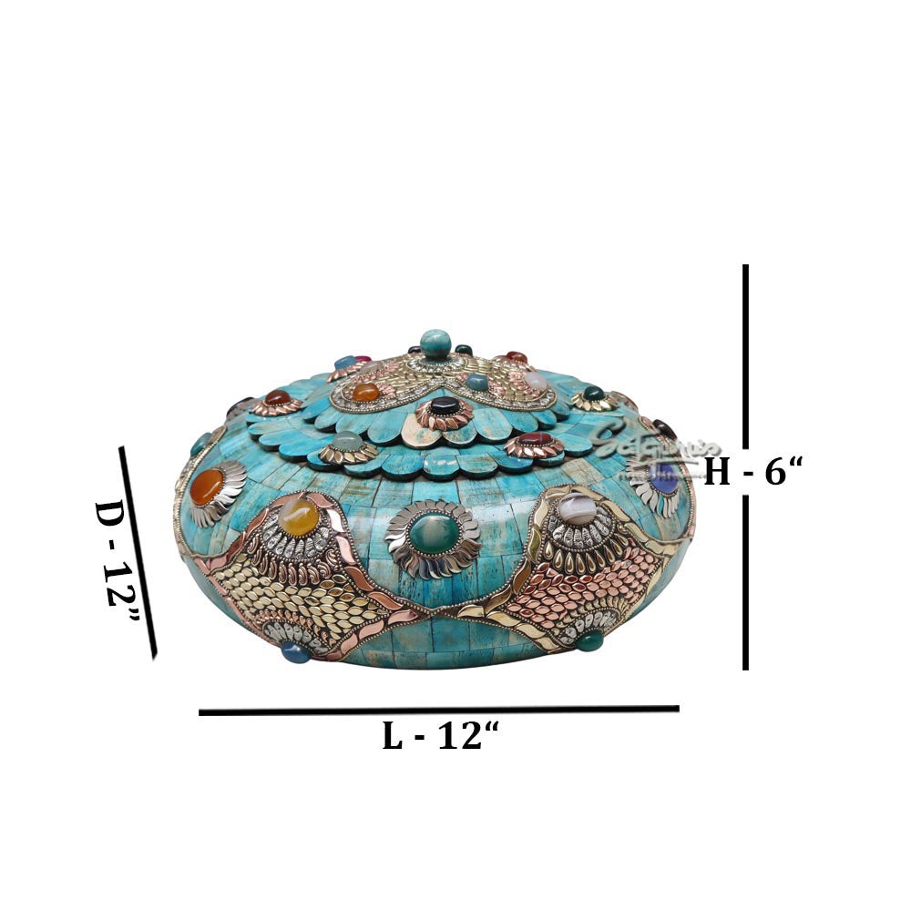 Tachariya Box Stone Work / Blue by Satgurus