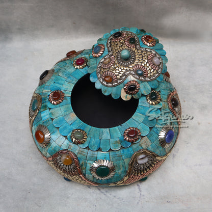 Tachariya Box Stone Work / Blue by Satgurus