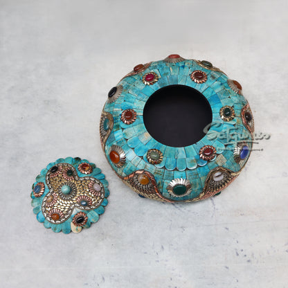 Tachariya Box Stone Work / Blue by Satgurus