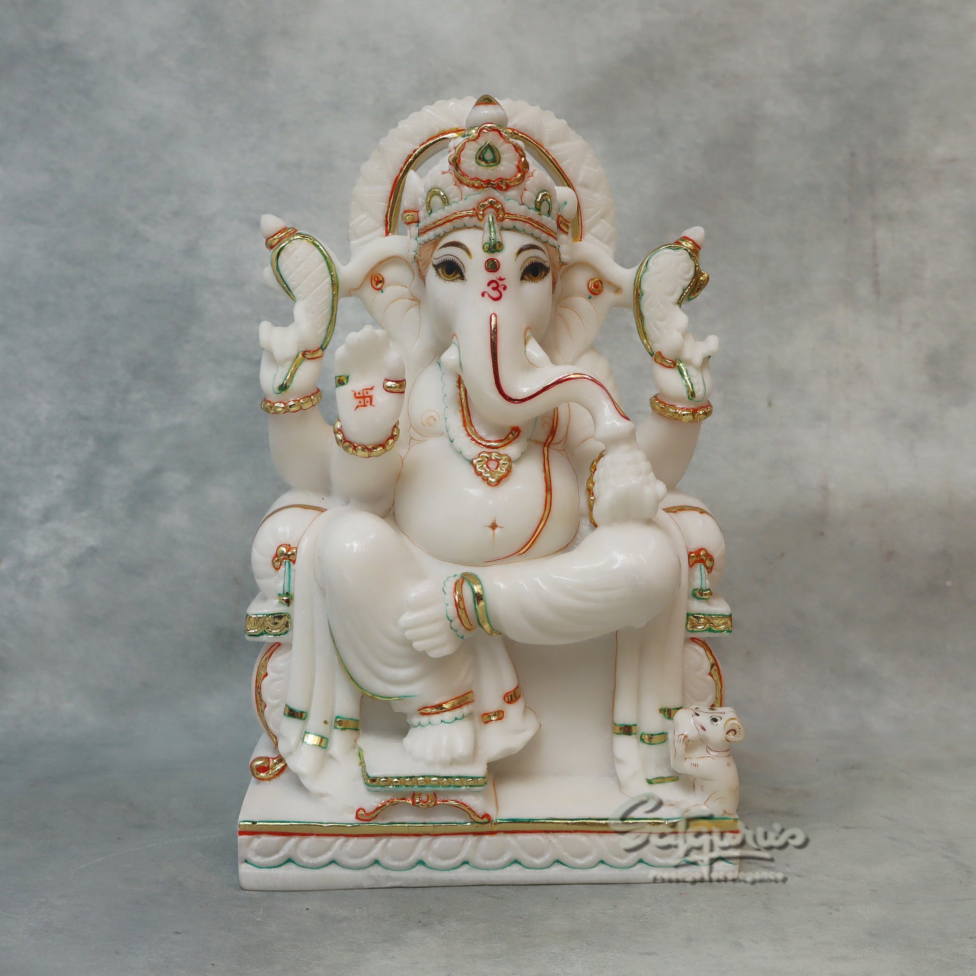 Chowki Ganesh / Hand Painted by Satgurus