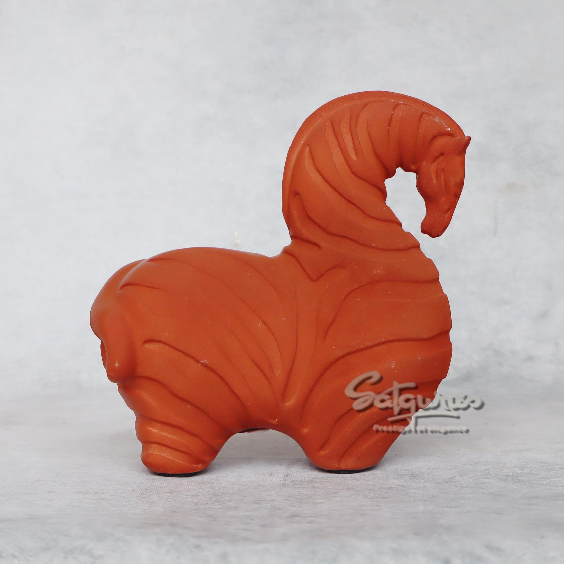 Fat Stripe Horse / Orange by Satgurus