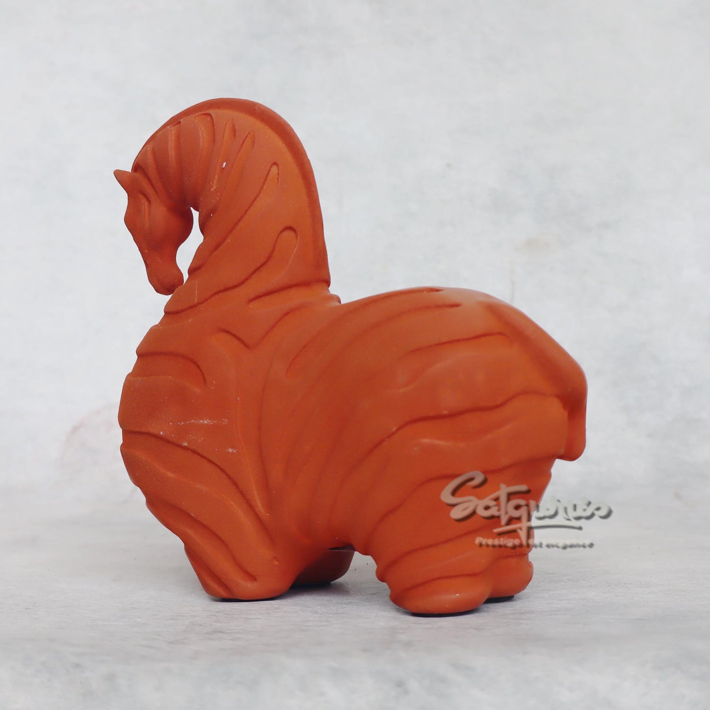 Fat Stripe Horse / Orange by Satgurus