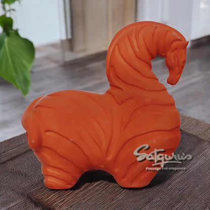 Fat Stripe Horse / Orange by Satgurus