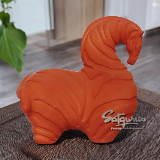 Fat Stripe Horse / Orange by Satgurus