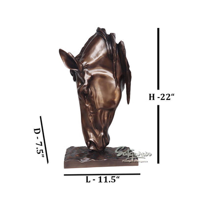 Copper Horse Face by Satgurus