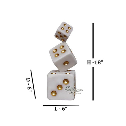 Dice Showpiece Set of 3 by Satgurus