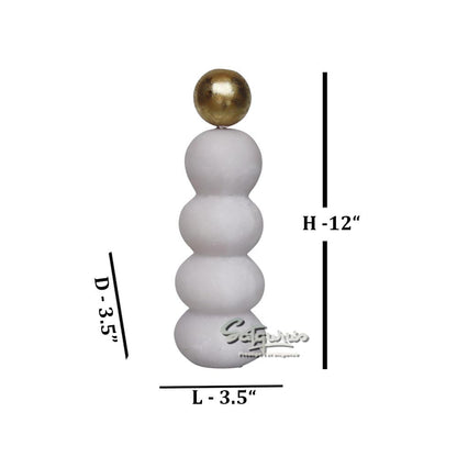 Ball Pillar Showpiece / Small by Satgurus