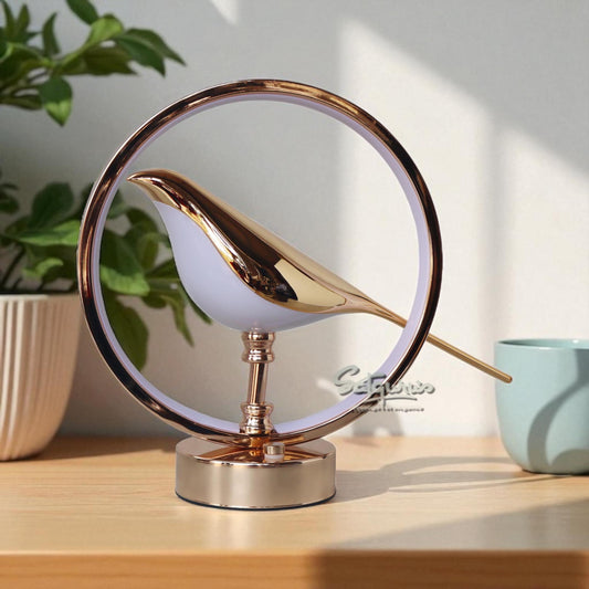 Bird Ring Table Lamp by Satgurus