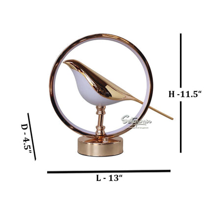 Bird Ring Table Lamp by Satgurus