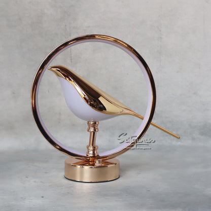 Bird Ring Table Lamp by Satgurus 