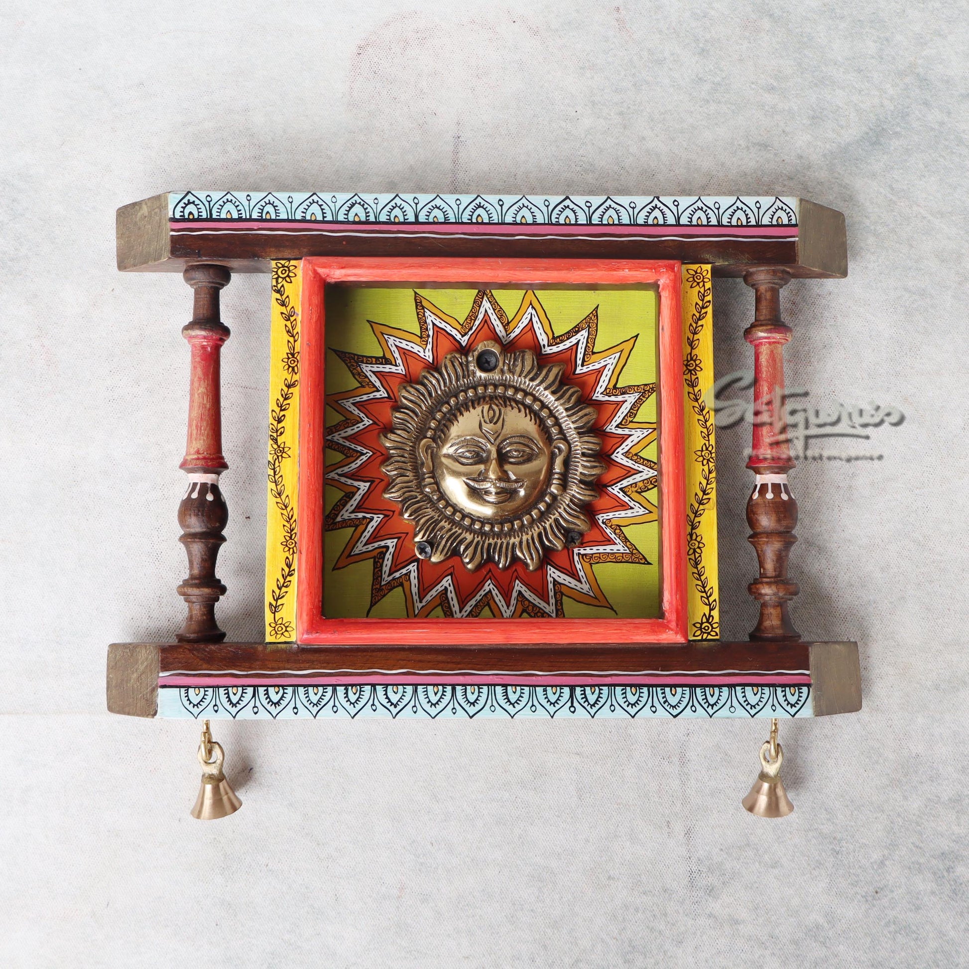 Divya Wall Décor With Brass Surya Dev by Satgurus