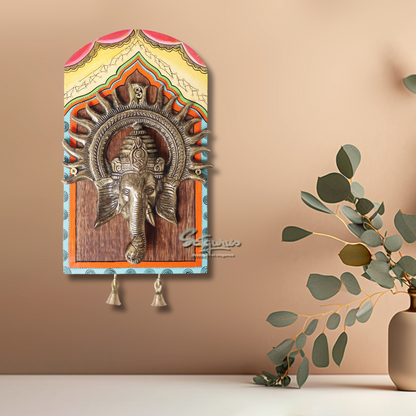 Amantran Wall Décor Frame With Divine Ganesha #2 by Satgurus
