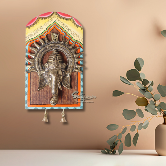 Amantran Wall Décor Frame With Divine Ganesha #2 by Satgurus