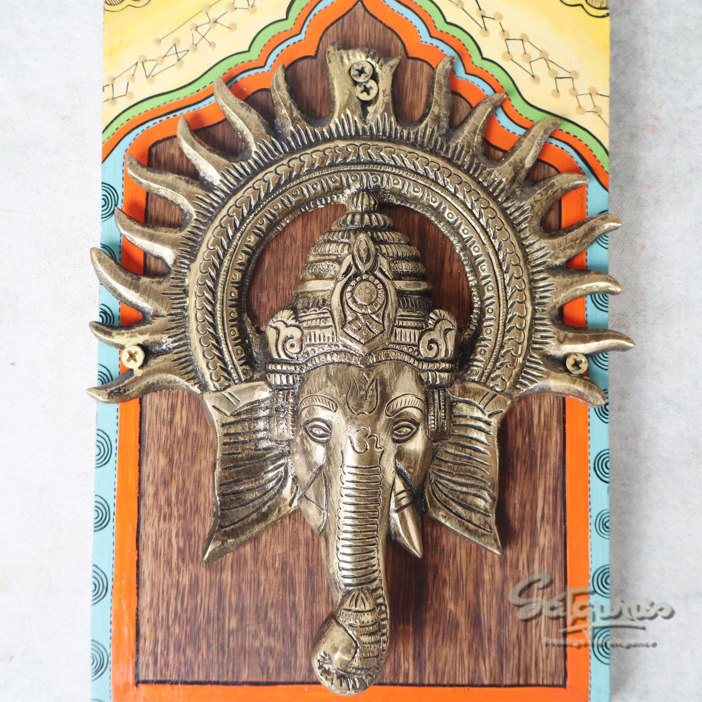 Amantran Wall Décor Frame With Divine Ganesha #2 by Satgurus