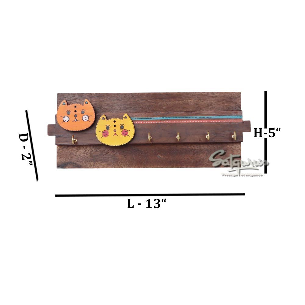Meow Key Hanger With Cat Motifs by Satgurus