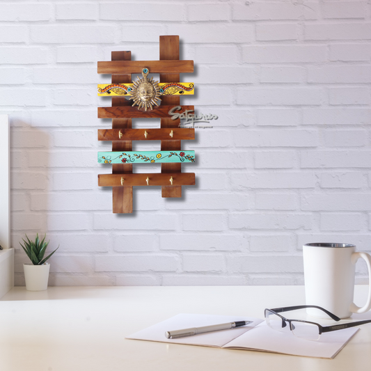 Taksha Key Hanger With Mask Motifs by Satgurus