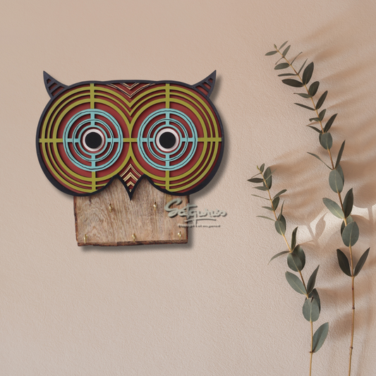 Owl Mask Key Hanger by Satgurus