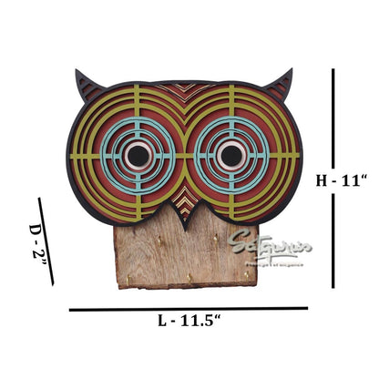 Owl Mask Key Hanger by Satgurus