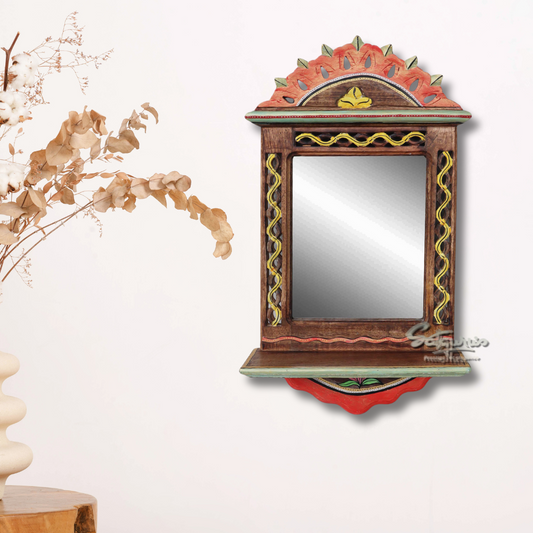 Handcrafted Jharokha Mirror by Satgurus