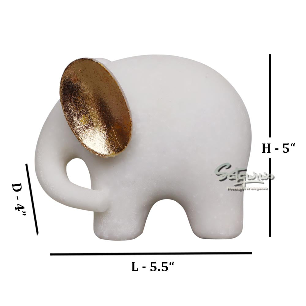 Golden Ears Baby Elephant by Satgurus