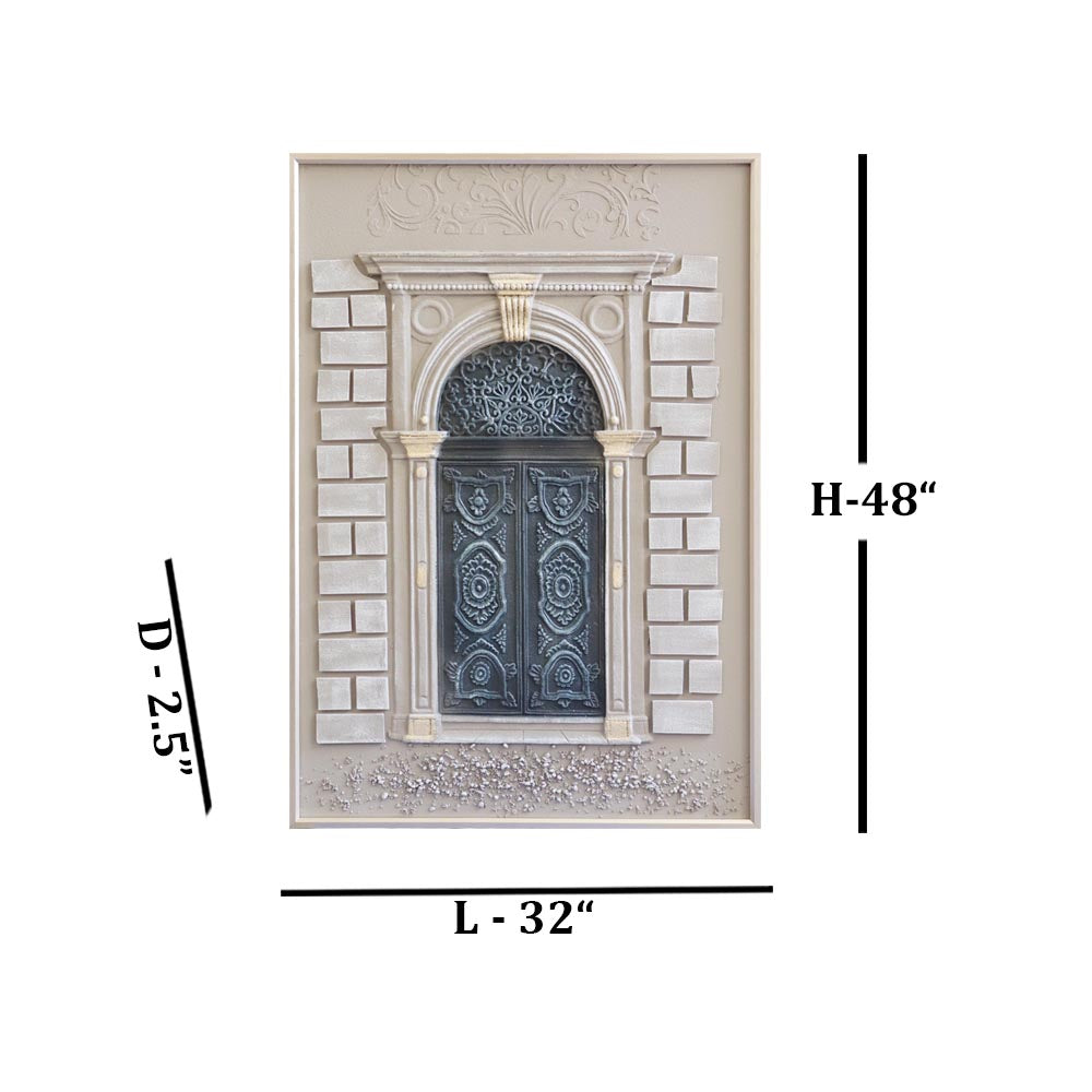 Ancient Roman Temple Door Wall Décor by Satgurus