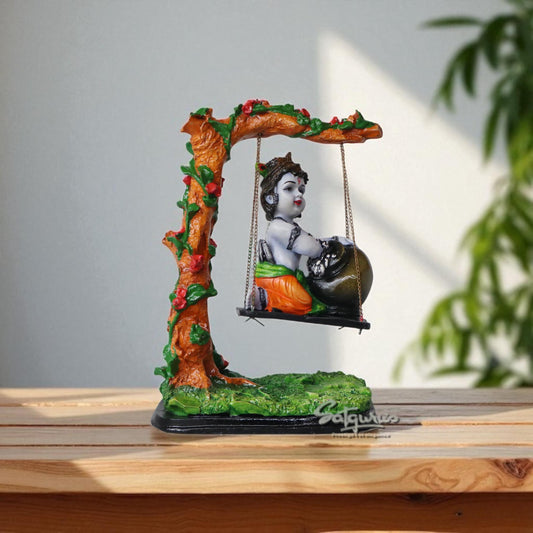 Balkrishna On Tree Jhula by Satgurus