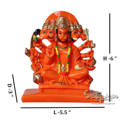 Idol Of Panchmukhi Hanuman ji by Satgurus