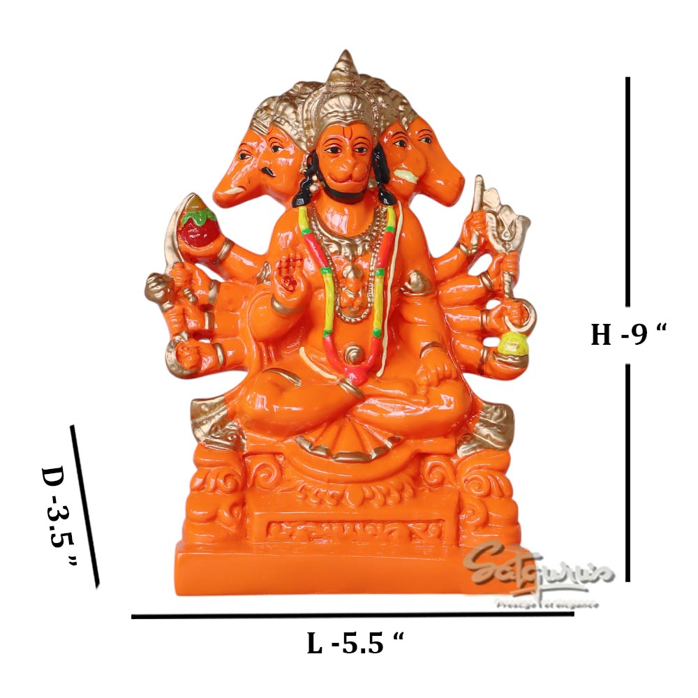 Idol Of Panchmukhi Hanuman by Satgurus