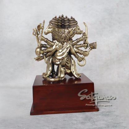 Hanuman Five Face Idol On Base by Satgurus