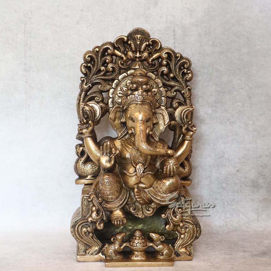 Brass Ganesha Yarli Arch By Satguru's