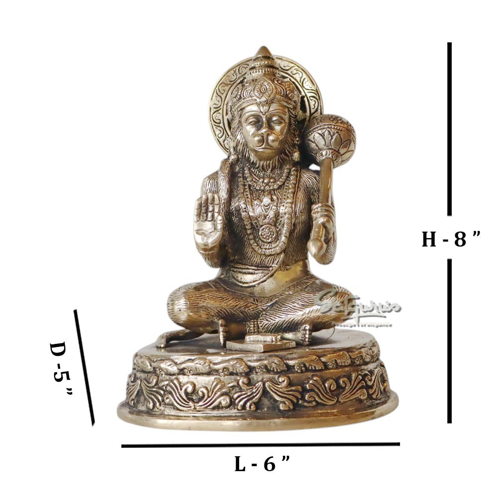 Idol Of Blessing Hanuman by Satgurus
