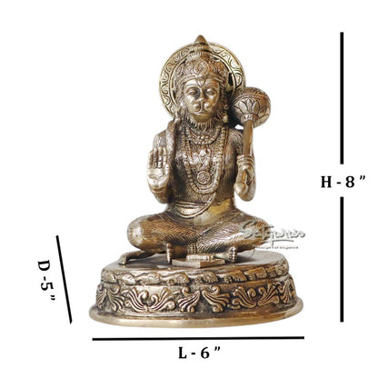 Idol Of Blessing Hanuman by Satgurus