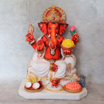 Prasad Ganesha ( Colourfull ) By Satguru's