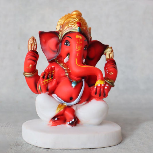 Red Ganesha By Satgurus